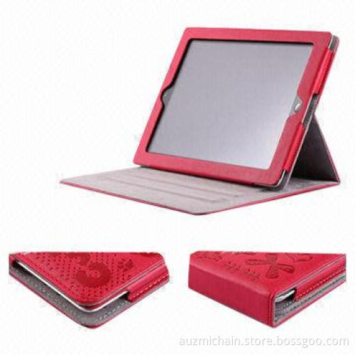 360° Rotating Protective Leather Case for iPad, with Stylus Pen Holder
